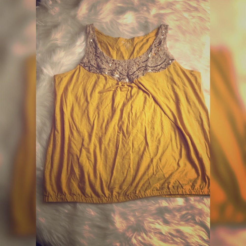 Yellow blouse